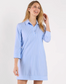 Jude Connally Finley Dress Pinstripe Periwinkle