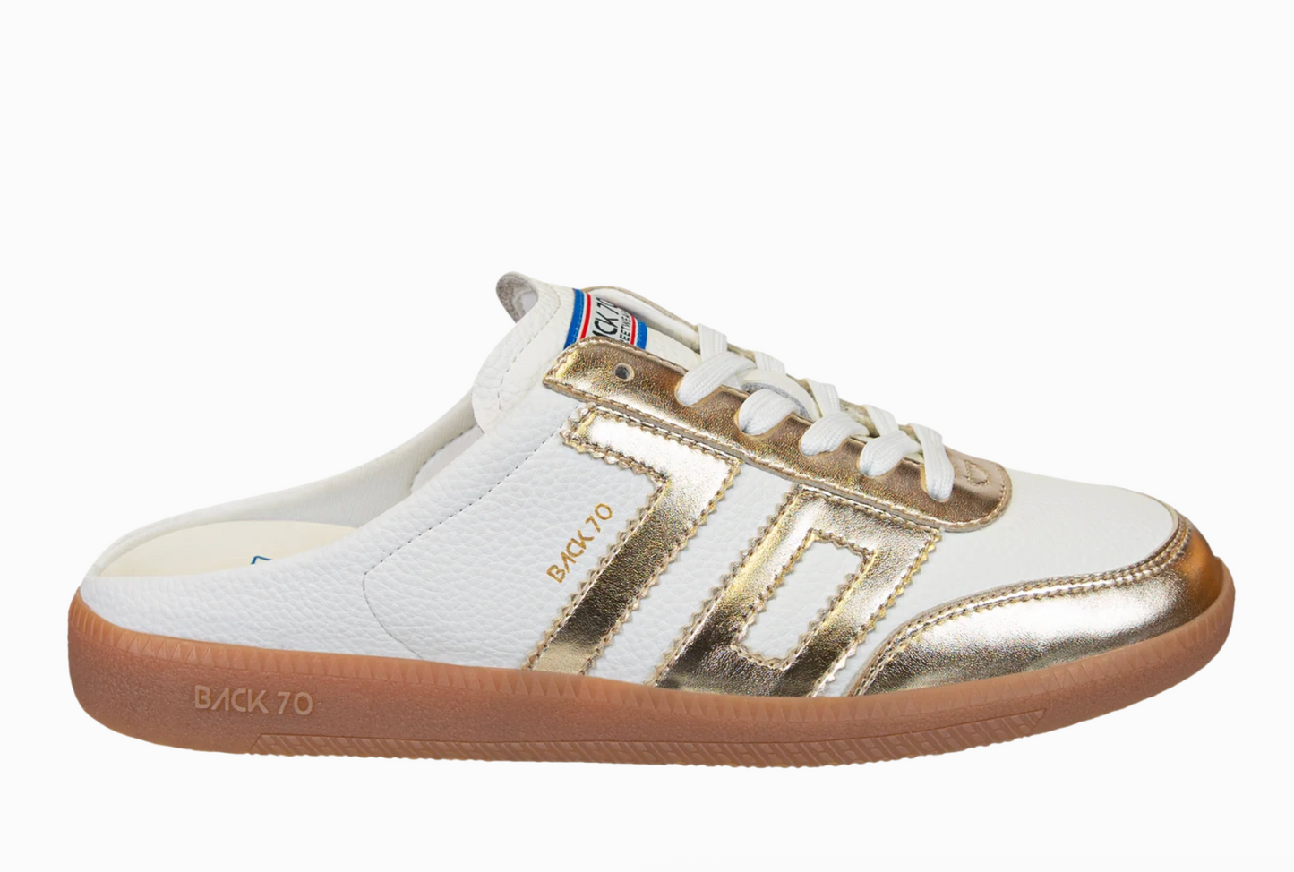 Back 70 EASTER Backless Sneakers Metallic