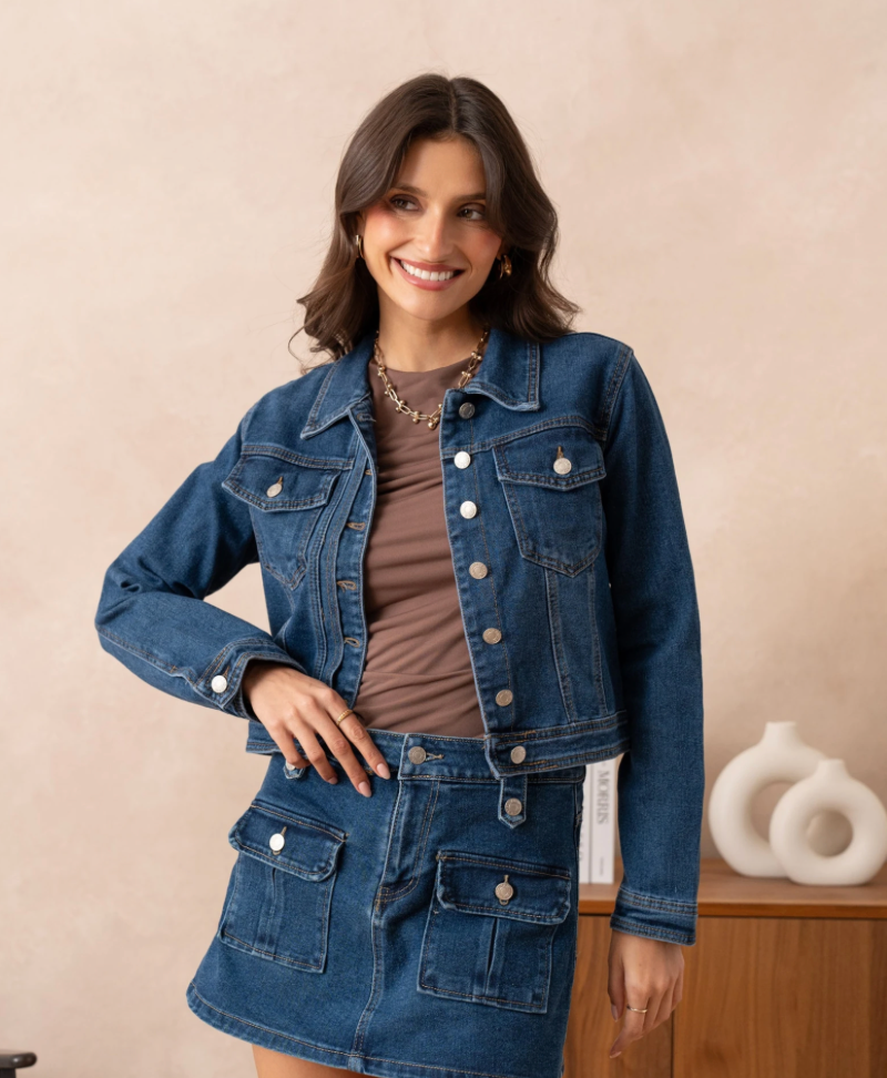 Denim Jacket Dark Blue