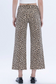 Vervet High Rise Crop Wide Leg - Leopard Print