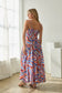 Printed Tiered Maxi Dress