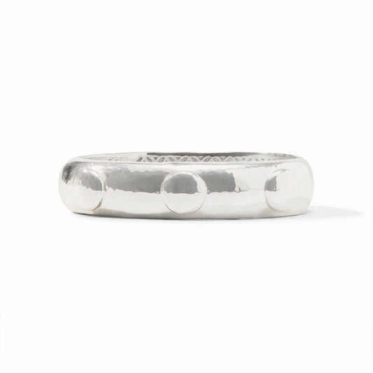 Julie Vos Solara Hinge Bangle Silver
