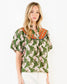 THML Puff Sleeve Tiger Print Top Southern Girl Chic