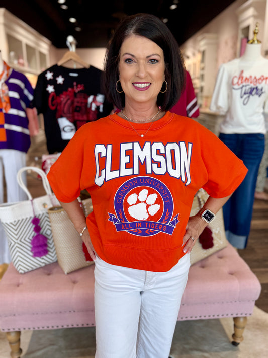 The Crest Dolman Tee Clemson
