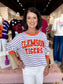 The Society Stripe Pullover Clemson