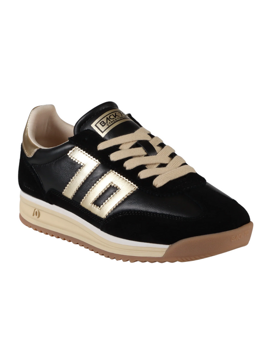 Back 70 JOGGER N in BLACK GOLD Sneakers