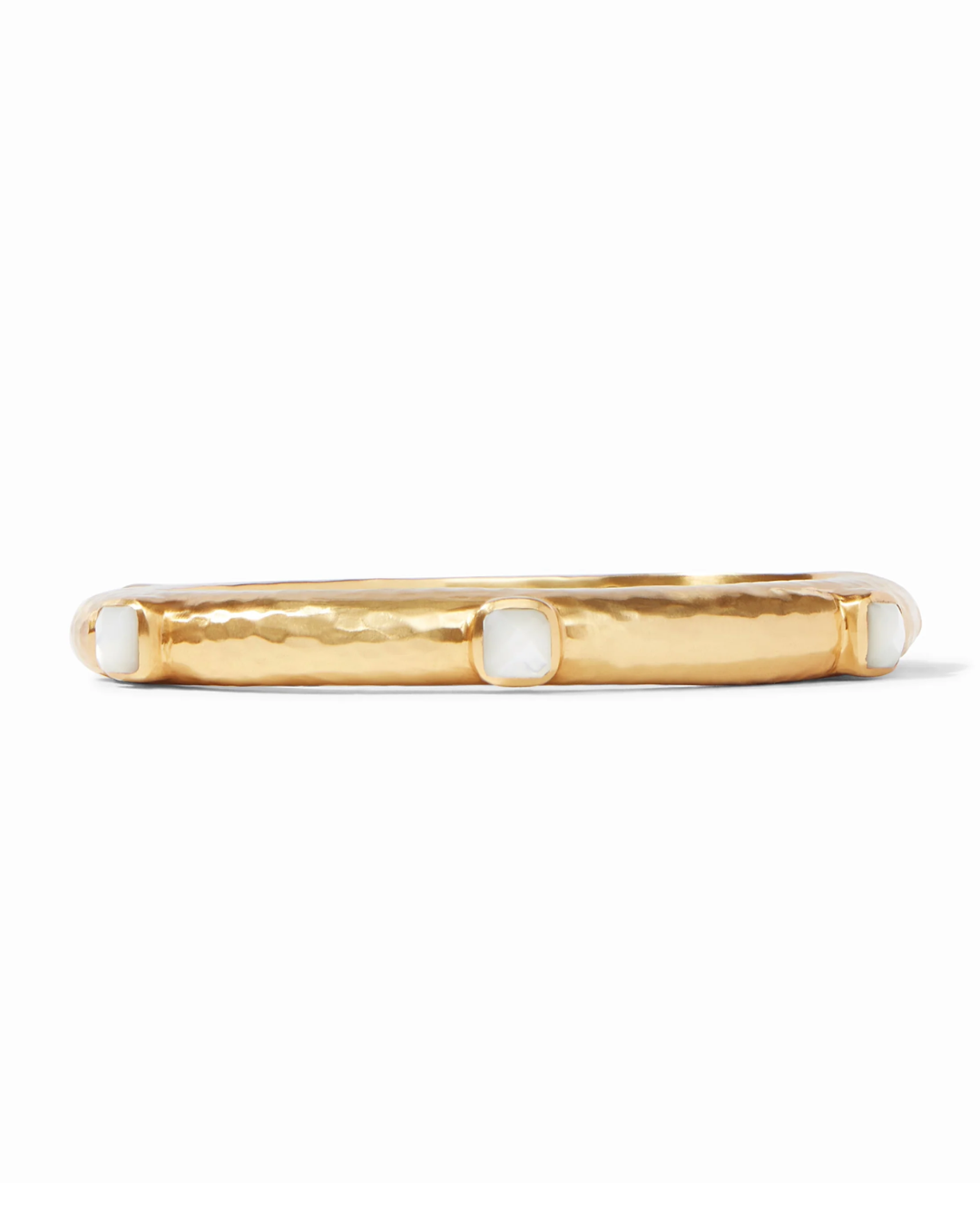 Julie Vos Catalina Hinge Bangle Mother of Pearl
