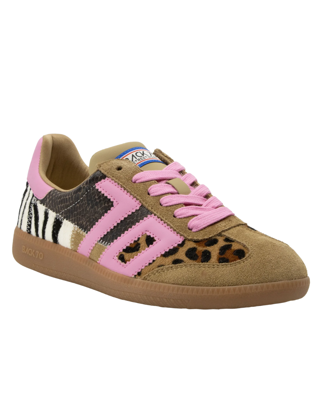 Back 70 SQUID in LEOPARD ZEBRA FUXIA Sneakers
