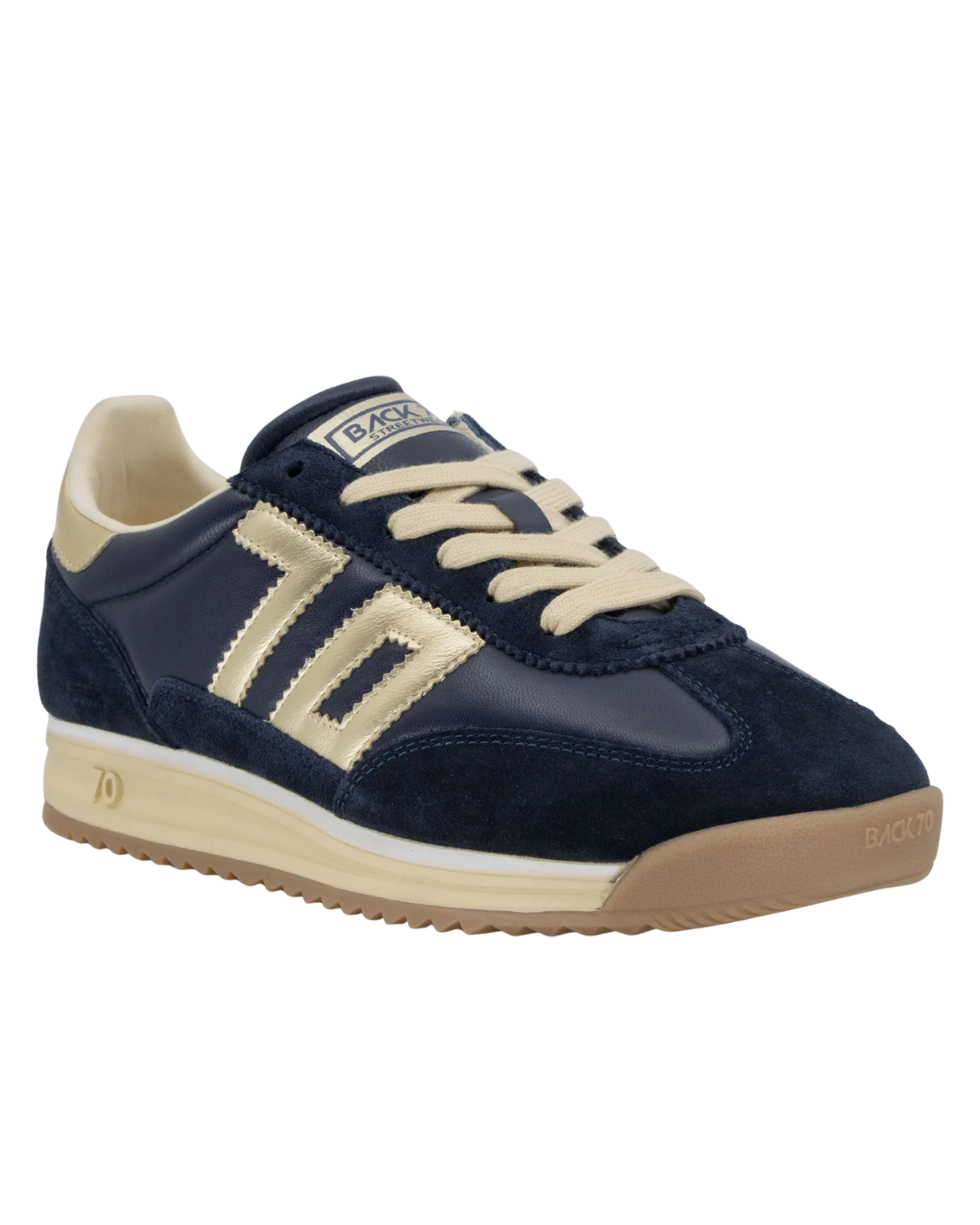 Back 70 JOGGER N in Navy Gold Sneakers