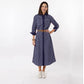 Garland Harper Dress Navy Gingham