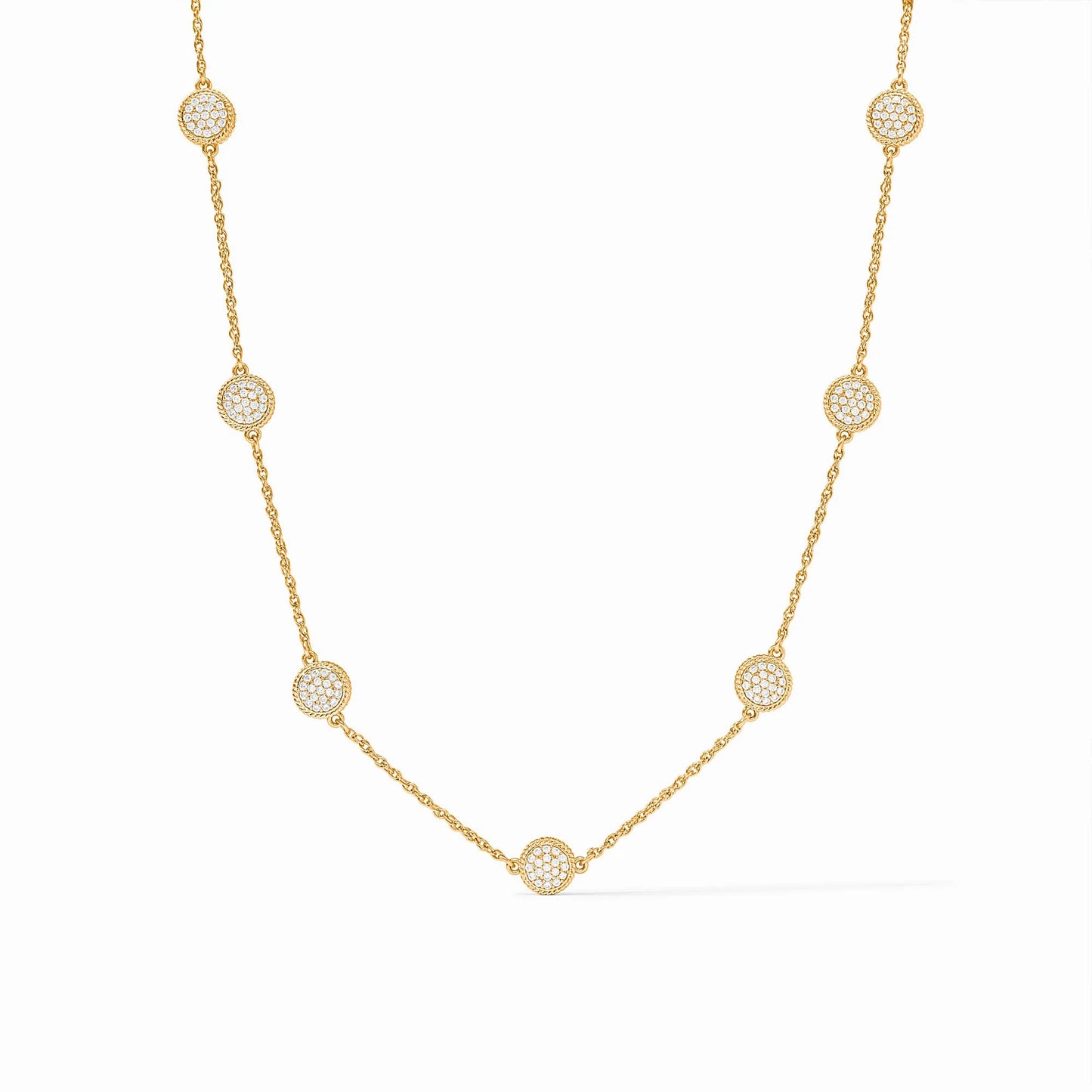 Julie Vos Windsor Delicate Station Necklace
