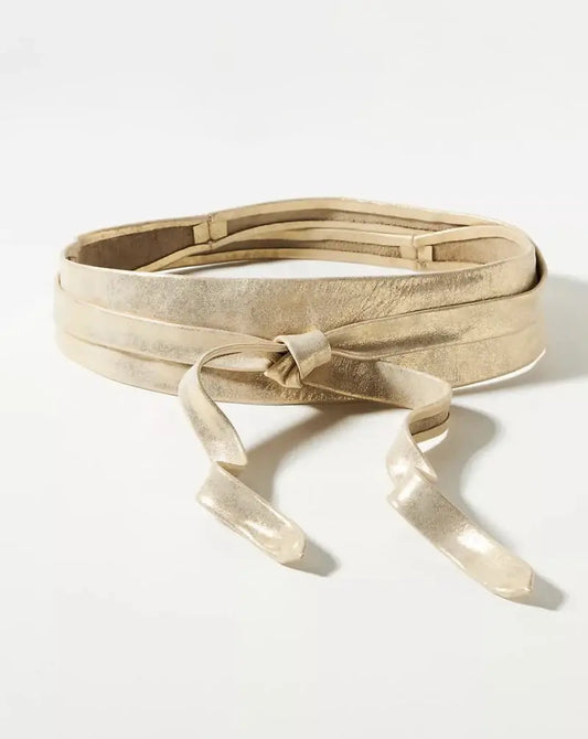 Ada Wrap Belt - Gold Macchiato - OS