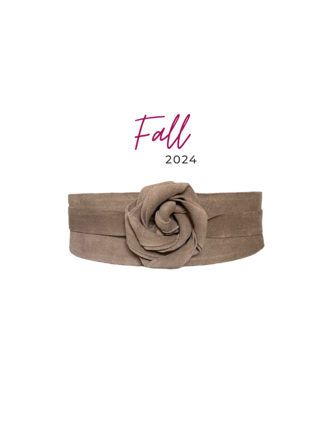 Wrap Belt - Rusty Cognac Suede