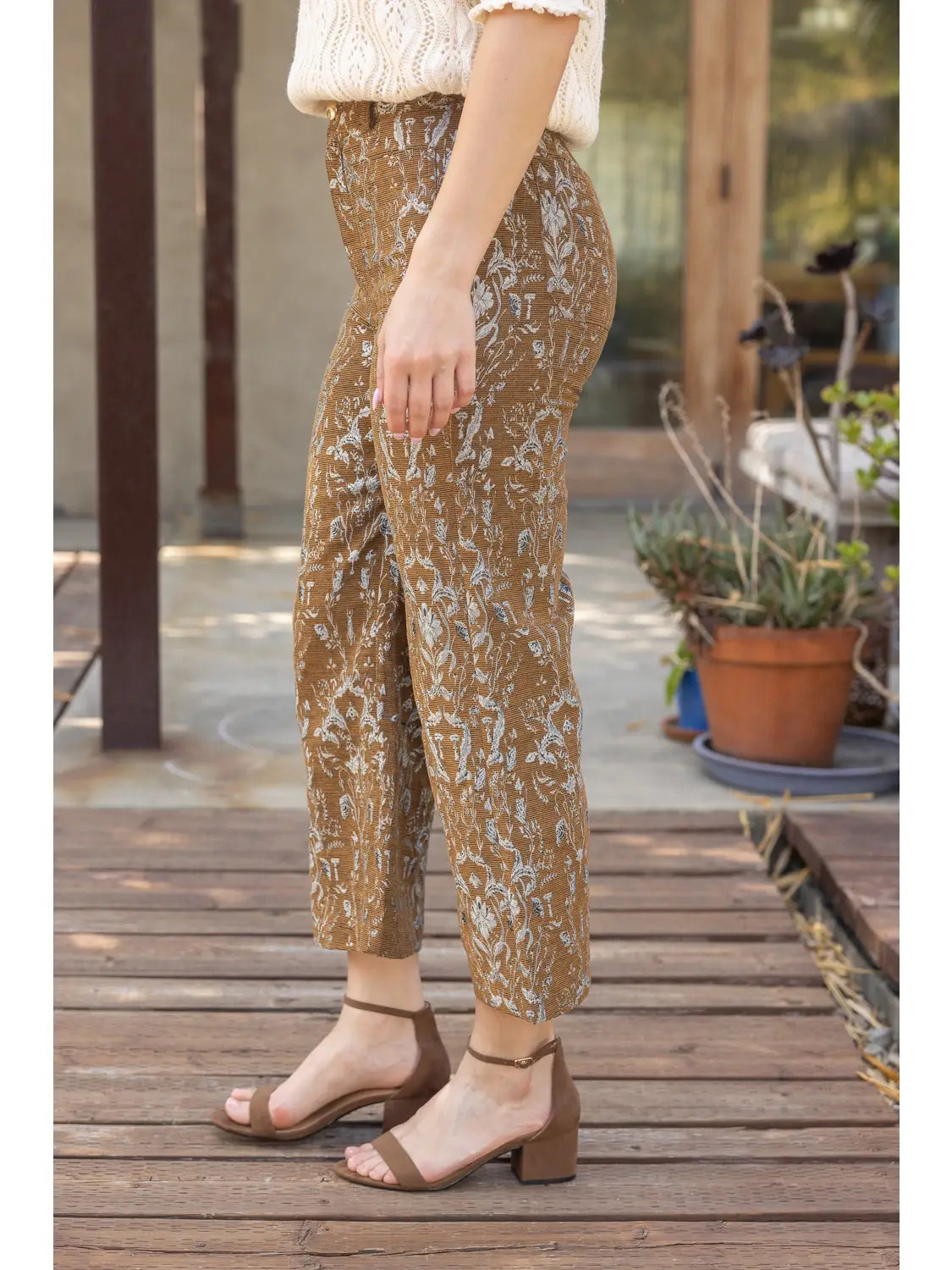 Floral Luxe Wide Leg Pants