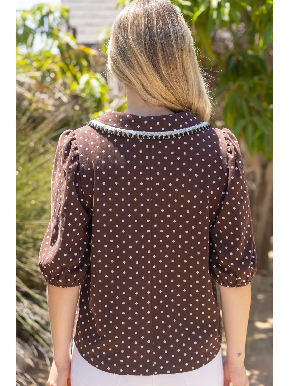 The Hazel Collared Top