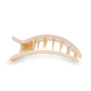 Teleties Flat Round Hair Clip Almond Beige