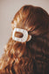 Teleties Flat Round Hair Clip Almond Beige