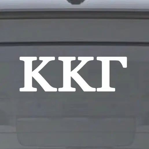 Sorority Car Decal