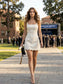 The Daisy Cream Mini Dress
