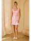 Washed Cotton Mini Skirt Pink