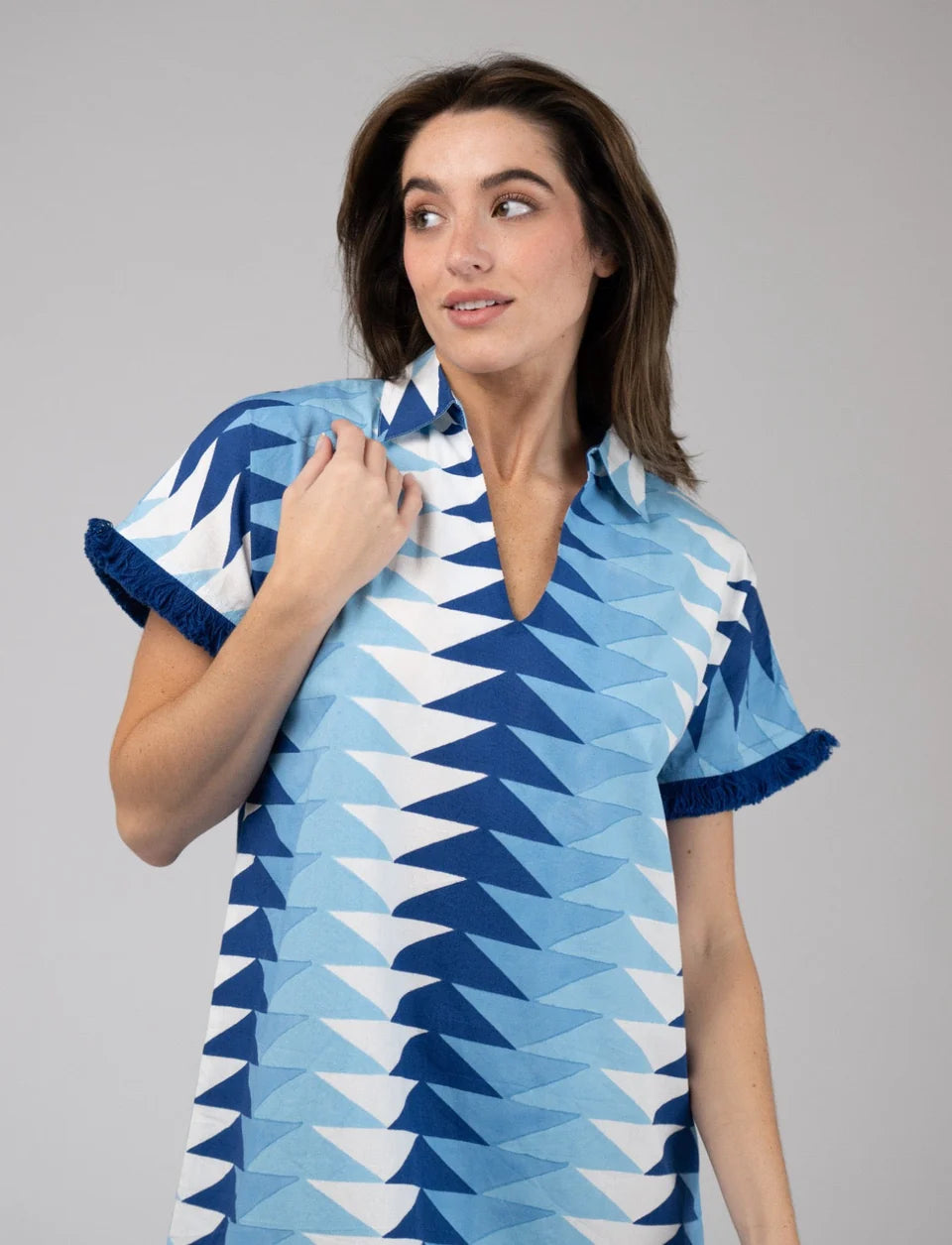 Beau and Ro The Beach Tunic Triangle Ocean