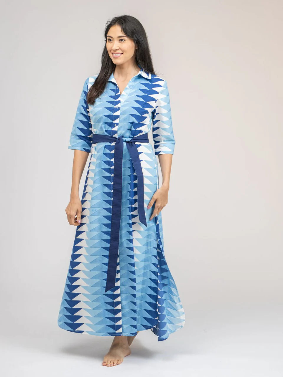 Beau and Ro The Eloise Dress Triangle Ocean