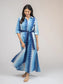 Beau and Ro The Eloise Dress Triangle Ocean