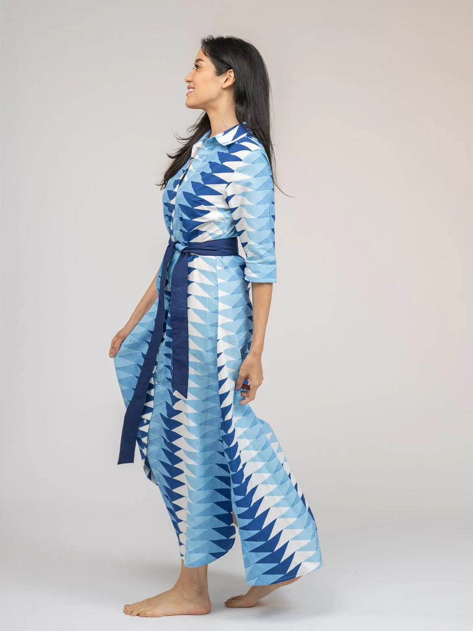 Beau and Ro The Eloise Dress Triangle Ocean