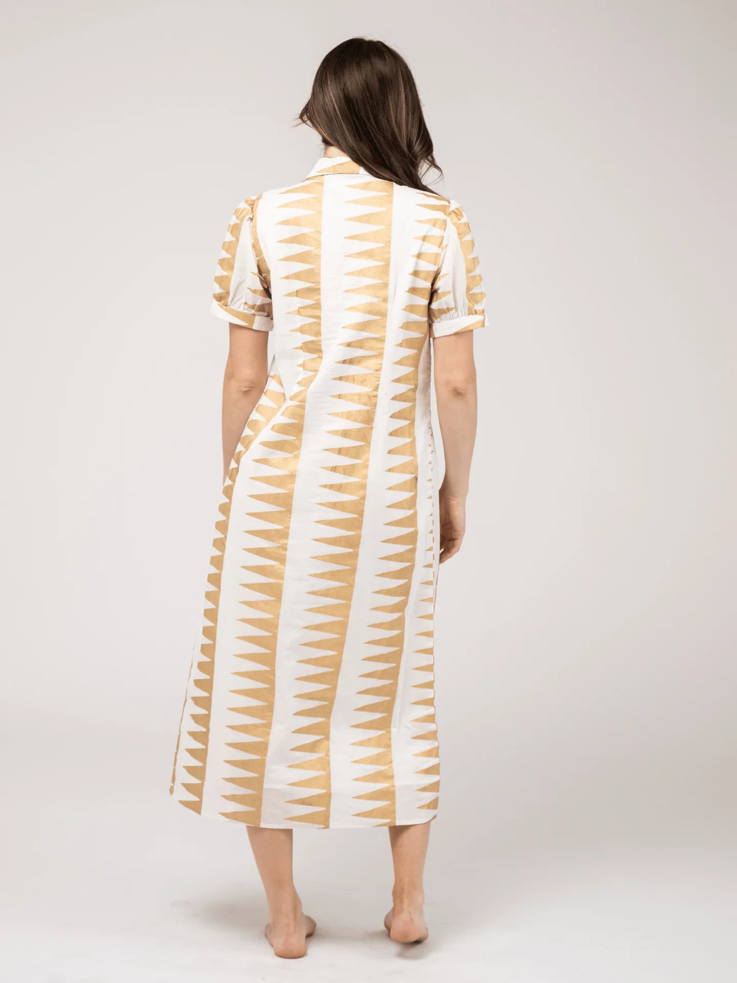 Beau and Ro The Kris Dress Edgy White