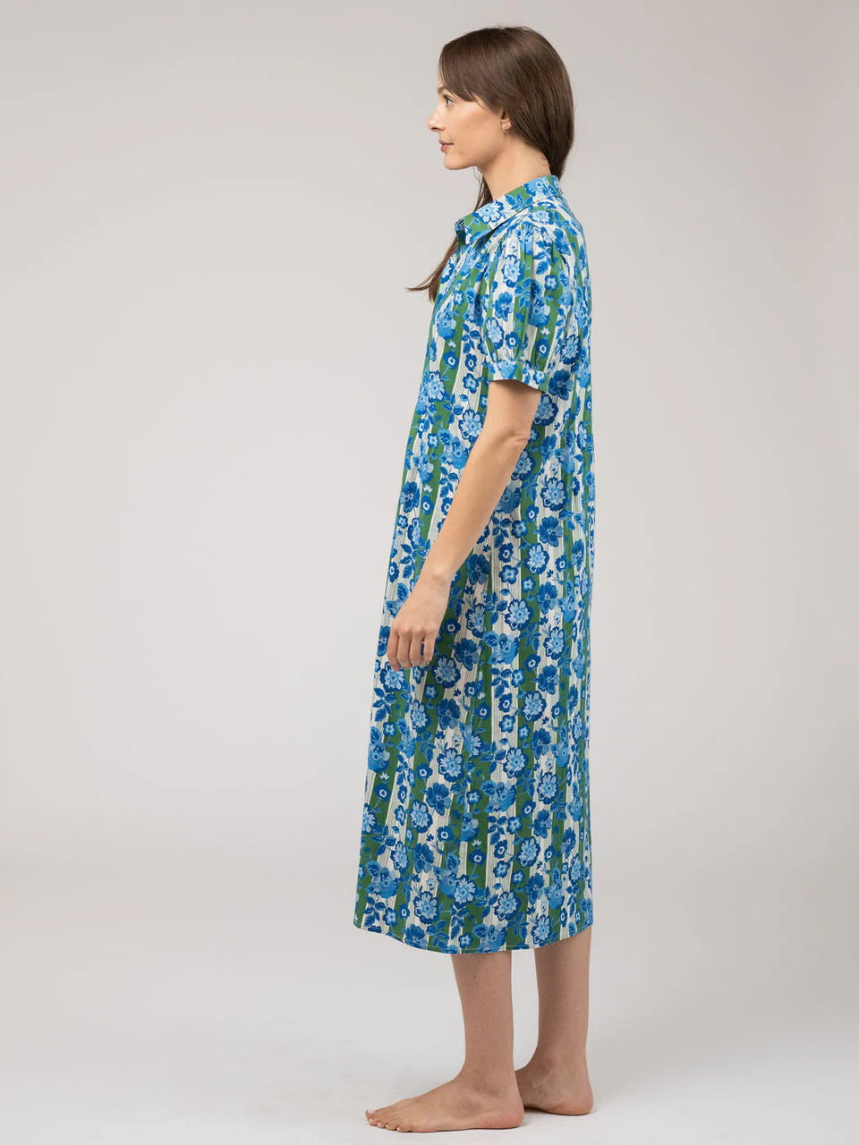 Beau and Ro The Kris Dress Picnic Stripe