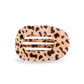 Teleties Flat Round Hair Clip Blonde Tortoise