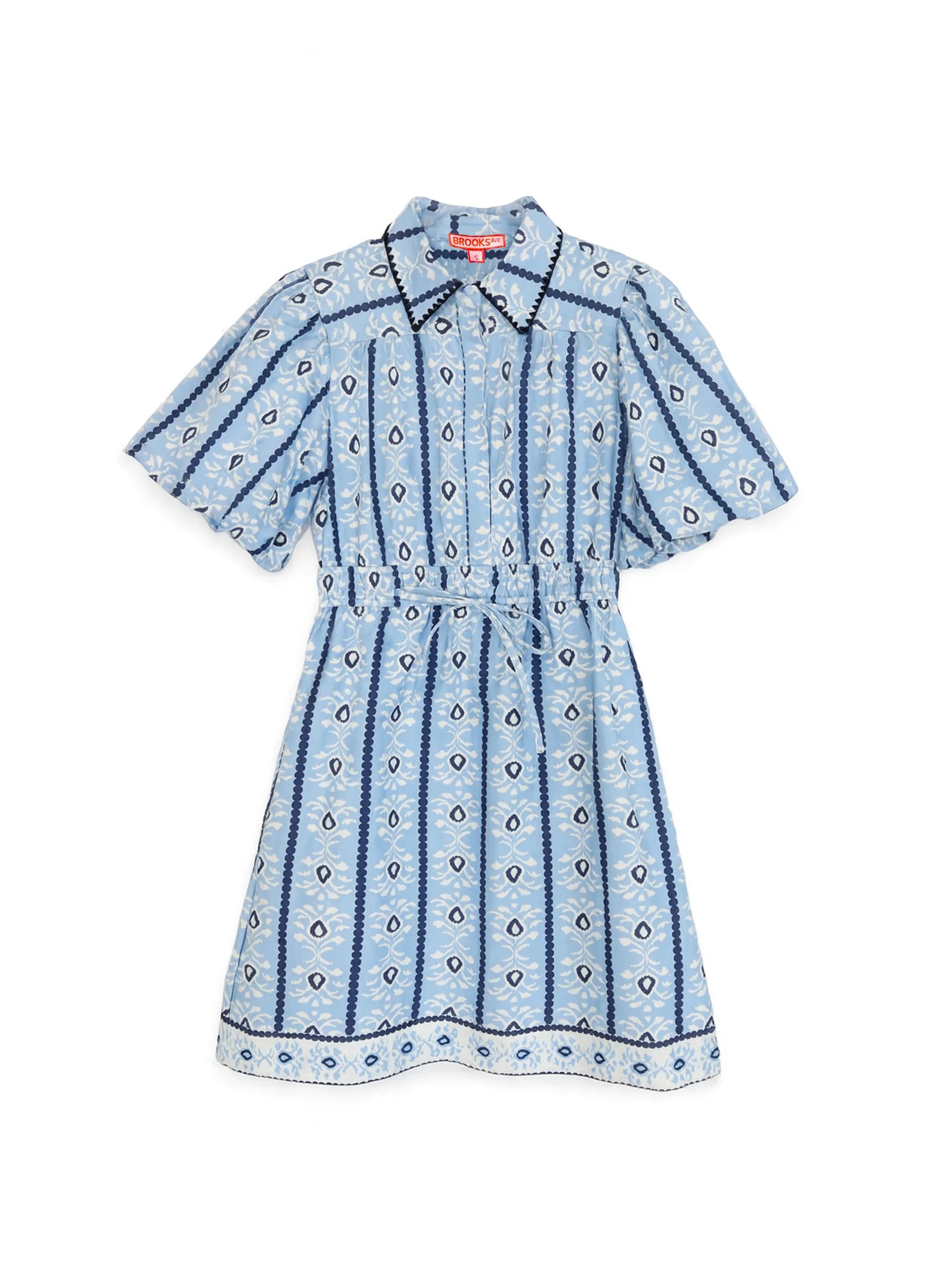 Brooks Avenue Banyan Mini Dress- Cabana Stripe Blue – Southerngirlchic