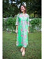 House of MBR Bouvier Long Dress Jade Garden