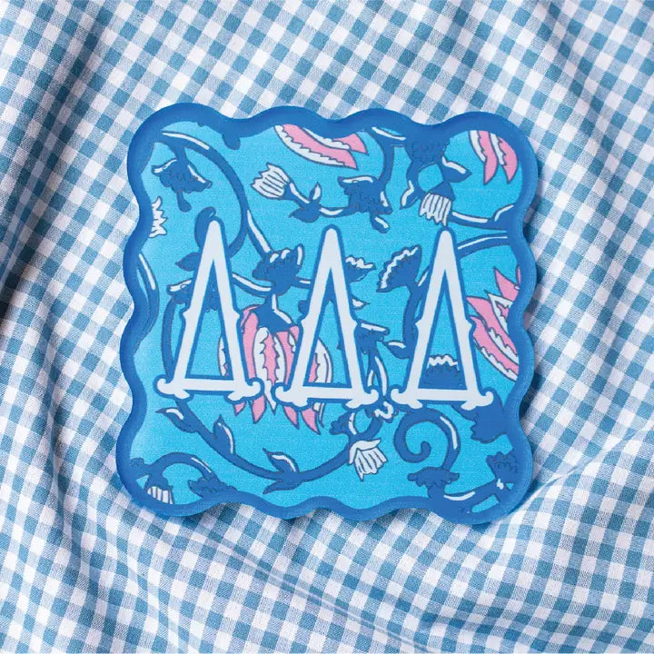 Sorority Block Print Acrylic Coasters