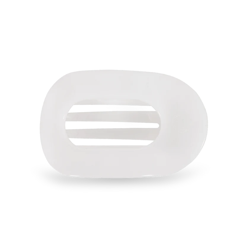 Teleties Flat Round Hair Clip Coconut
