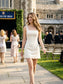 The Daisy Cream Mini Dress
