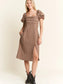 The Gingham Sweetheart Midi Dress
