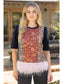 The Midnight Feather Top