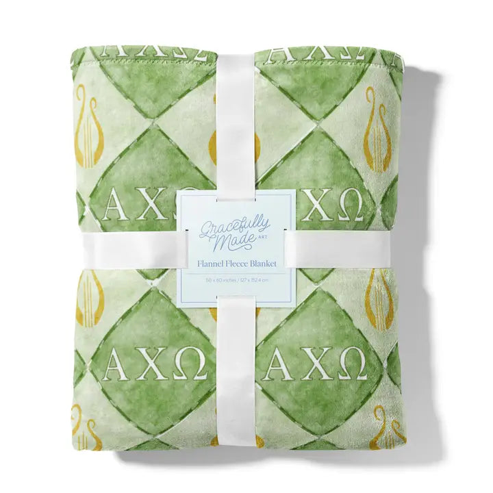 Sorority Flannel Fleece Blanket