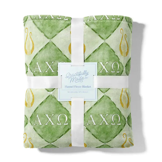 Sorority Flannel Fleece Blanket