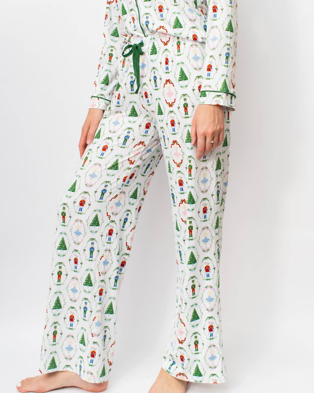 Nutcracker Waltz Sleep Pants White/Multi