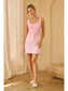 Washed Cotton Mini Skirt Pink