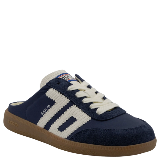 Back 70 EASTER Backless Sneakers NAVY