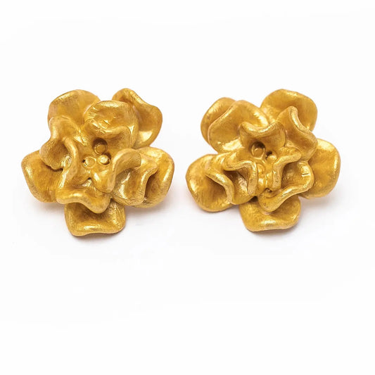 Hidden Truth Camellia Blossom Studs