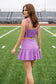 Ric Rac Trim Crop Top & Ruffle Skort Set
