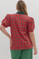 Plaid Top Red