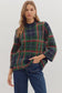 Plaid Sweater Navy