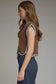 Entro Brown and Blue Top