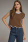Entro Brown and Blue Top