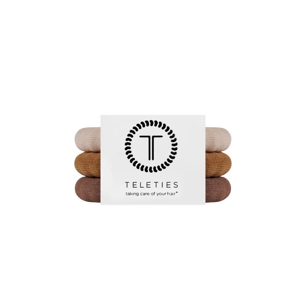 Teleties Small Nylon Hair Ties Espresso Yourself